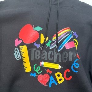 Teacher Print Hoodies Unisex